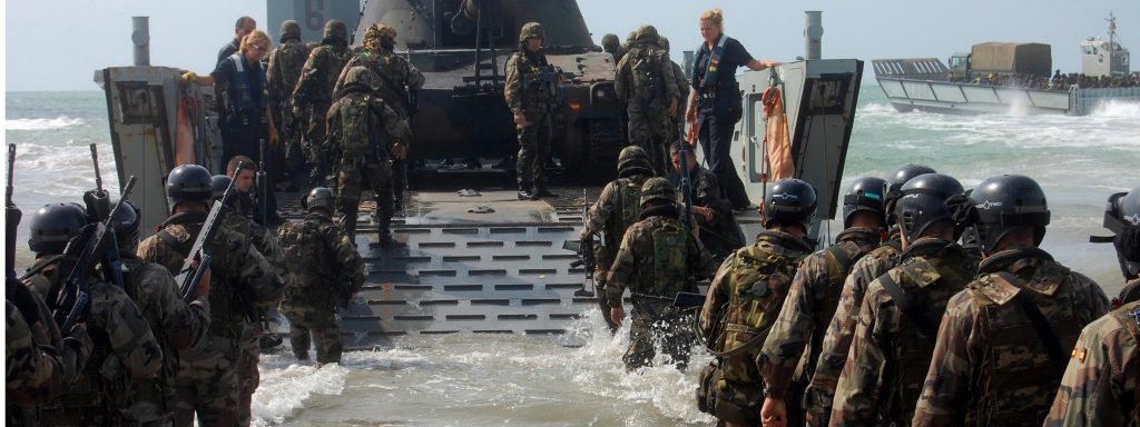 La Retirada Anfibia es una más de las posibles operaciones anfibias que puede llevar a cabo nuestra Infantería de Marina. Foto - Armada Española