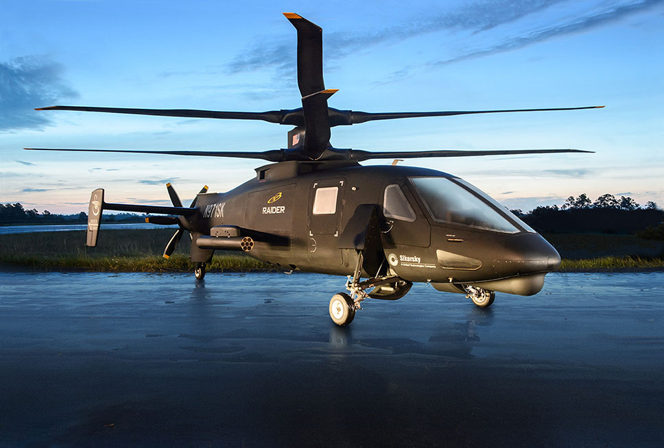 Sikorsky S-97 Raider, un concepto revolucionario que da idea de lo que será el futuro de la aviación de ala rotatoria.