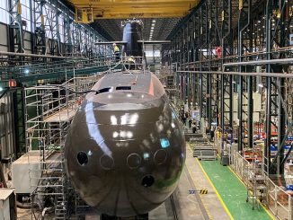 Submarino S-81 "Isaac Peral" en las instalaciones de Navantia en Cartagena. Fuente - Navantia