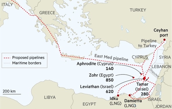 FT: Geopolitics cloud prospects for East Mediterranean gas finds | Energy  Egypt