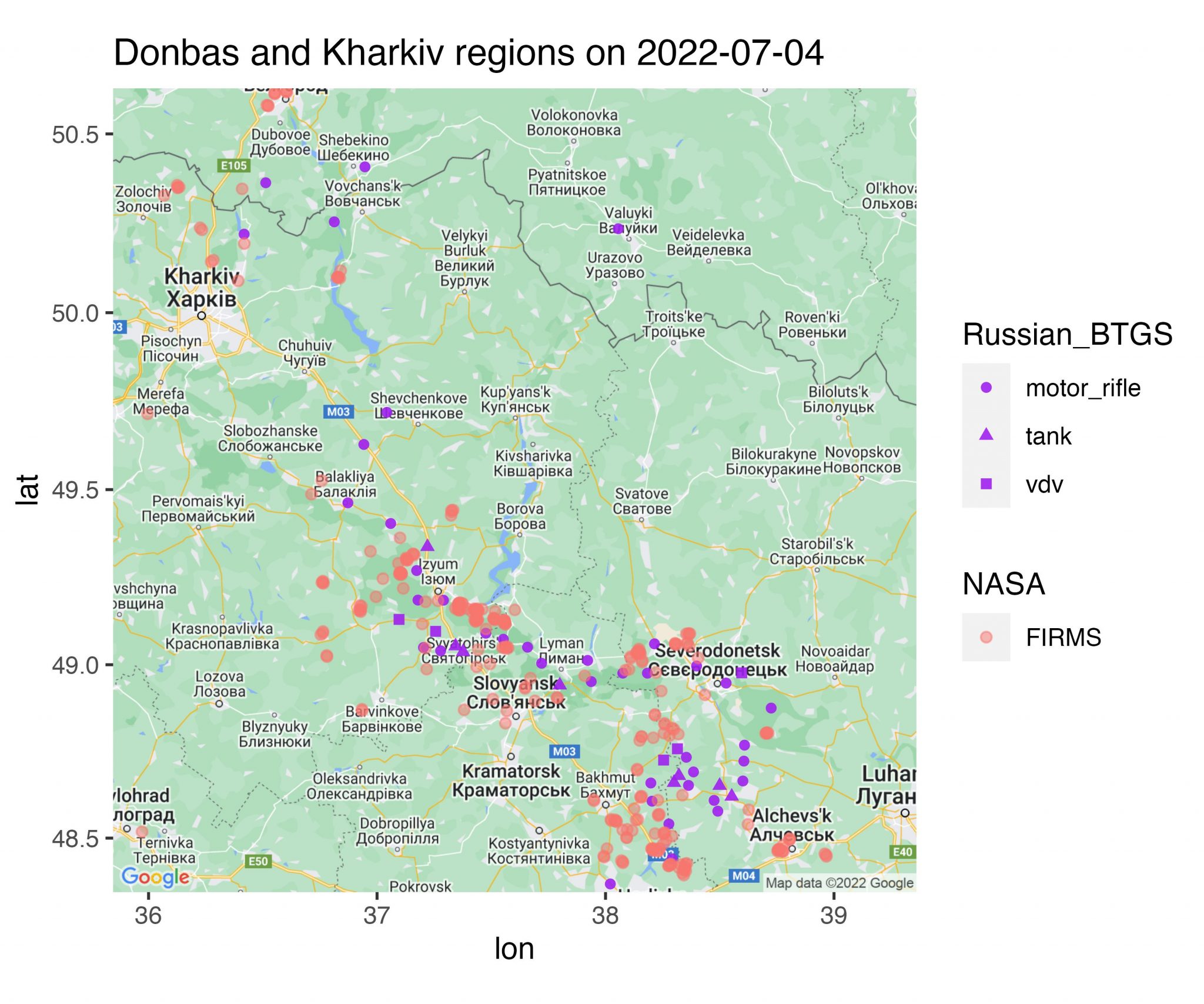 Город северск донецкая область карта