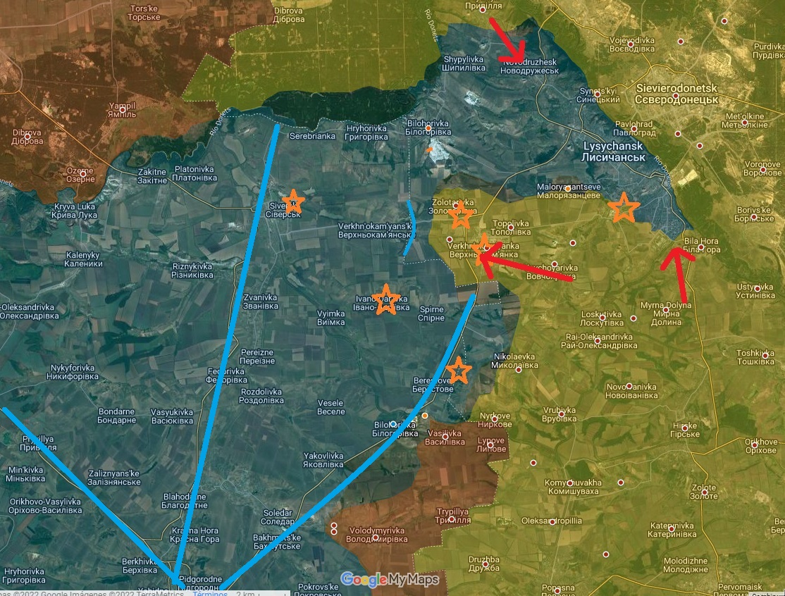 Карта светлодарска донецкой