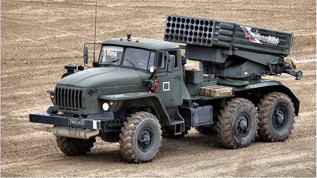 Tornado-G ruso durante la exhibición Army 2016. Fuente - Armies Power.