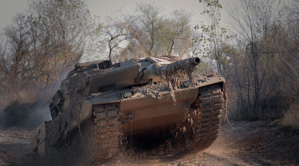 Leopardo 2E del Ejército de Tierra. Fuente - Ejército de Tierra de España.