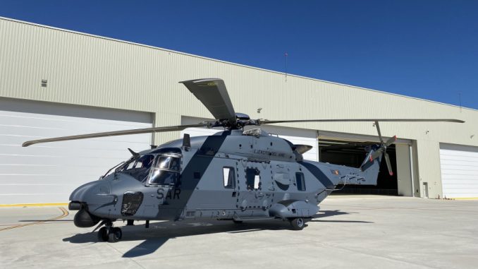 Helicóptero Airbus NH90 GSPA STD 2 del Ejército del Aire y del Espacio. Fuente - Ministerio de Defensa.