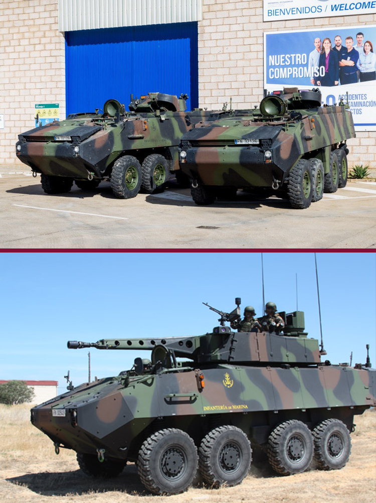 Cuando llegue el momento de modernizar los Piraña IIIC de la Infantería de Marina, lo más apropiado sería que le incorporaran las mejoras ya incluidas en el nuevo VCR 8x8 Dragón, pero eso será dentro de unos años. 