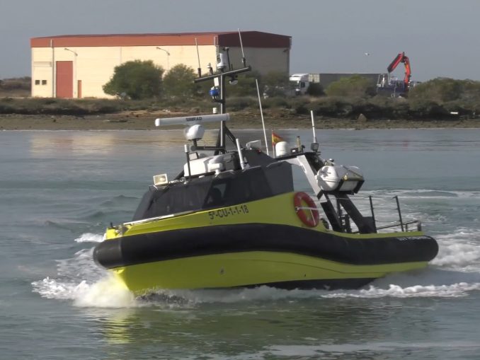 USV Vendaval. Fuente: Navantia.