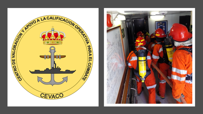 Escudo CEVACO y ejercicio seguridad interior