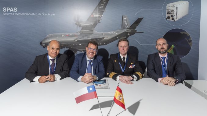 SAES ha firmado en Exponaval 2024, incluyendo un contrato con la Aviación Naval de Chile para el sostenimiento del sensor acústico SPAS y otro de colaboración con la empresa chilena SISDEF