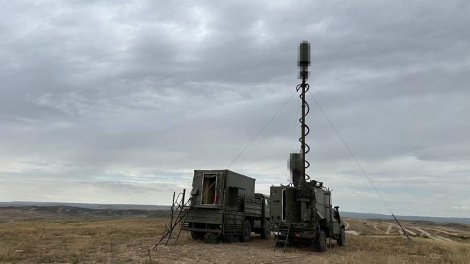 Medios guerra electrónica del REW-31 durante el ejercicio "Atlas 24"